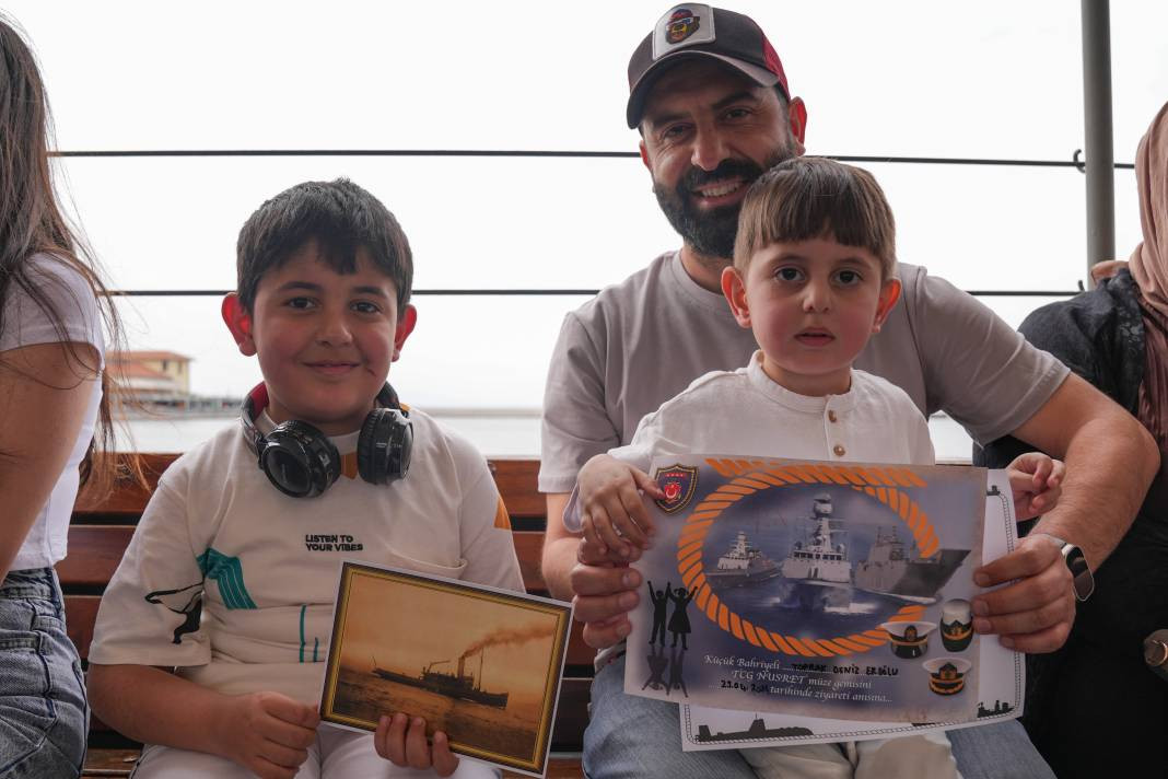 TCG Nusret Müze Gemisi’ne ziyaretçi akını - Resim: 31